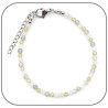 Bracelet Anti-fatigue Citrine Labradorite Péridot Monture Acier au choix