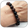 Bracelet Ancrage et Construction Grenat Tourmaline Aventurine pourpre Pierre naturelle 8mm