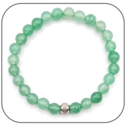 Bracelet Pierre naturelle Aventurine verte 6-8-10mm