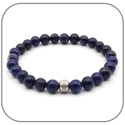 Bracelet Sodalite foncée Pierre naturelle 6mm