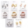Pendentif Cœur Quartz rose Pierre naturelle 20mm Monture au choix