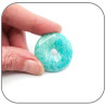Pendentif Donut Amazonite Pierre naturelle de Positivité